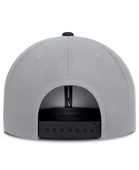 Nike Men's Gray/Navy Atlanta Braves Primetime Pro Dri-fit Snapback Hat
