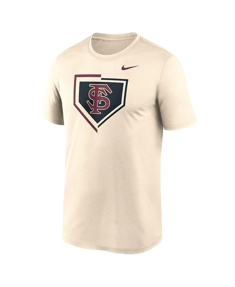 Nike Men's Natural Florida State Seminoles Primetime Baseball Icon Legend Dri-fit T-Shirt