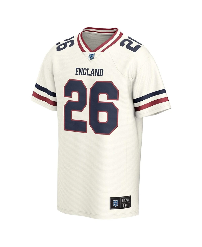 Fanatics Men's Cream England National Team Football Jersey