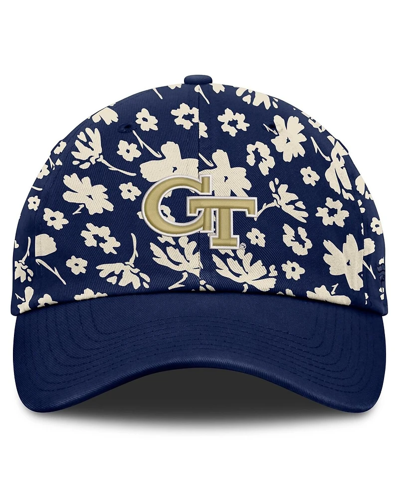 Fanatics Women's Navy Georgia Tech Yellow Jackets Blossom Adjustable Hat