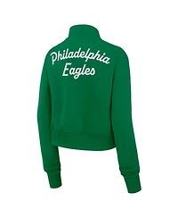 Nike Women's Kelly Green Philadelphia Eagles Phoenix Fleece Quarter-Zip Sweatshirt