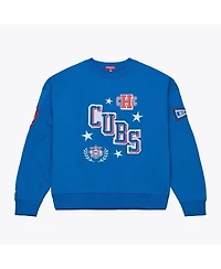 Mitchell & Ness Women's Royal Chicago Cubs Pep Rally Sweatshirt