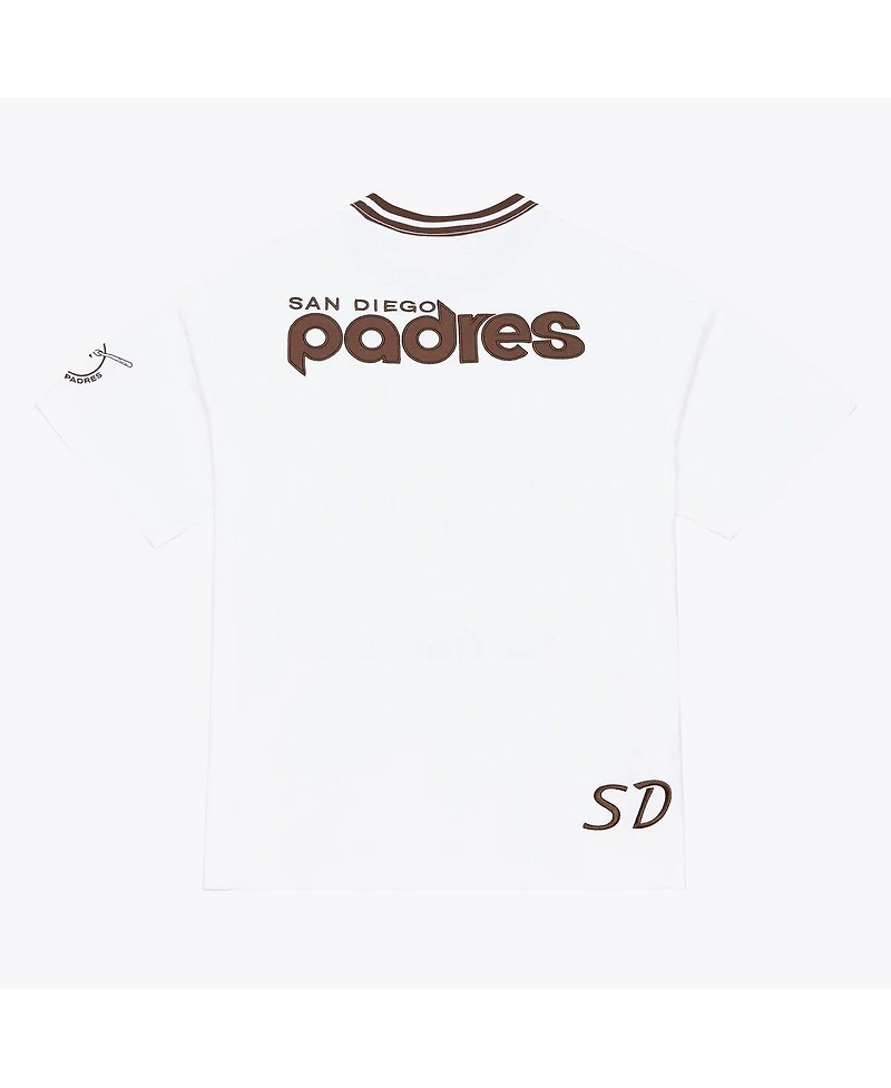 Mitchell & Ness Men's White San Diego Padres Cooperstown Collection Arctic T-Shirt