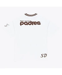 Mitchell & Ness Men's White San Diego Padres Cooperstown Collection Arctic T-Shirt