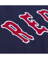 Mitchell & Ness Men's Navy Boston Red Sox Full-Snap Hooded Coaches Jacket