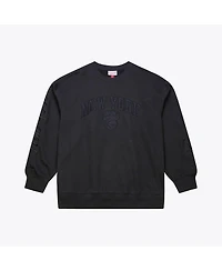 Mitchell & Ness Men's Black New York Knicks Phantom Fleece Sweatshirt