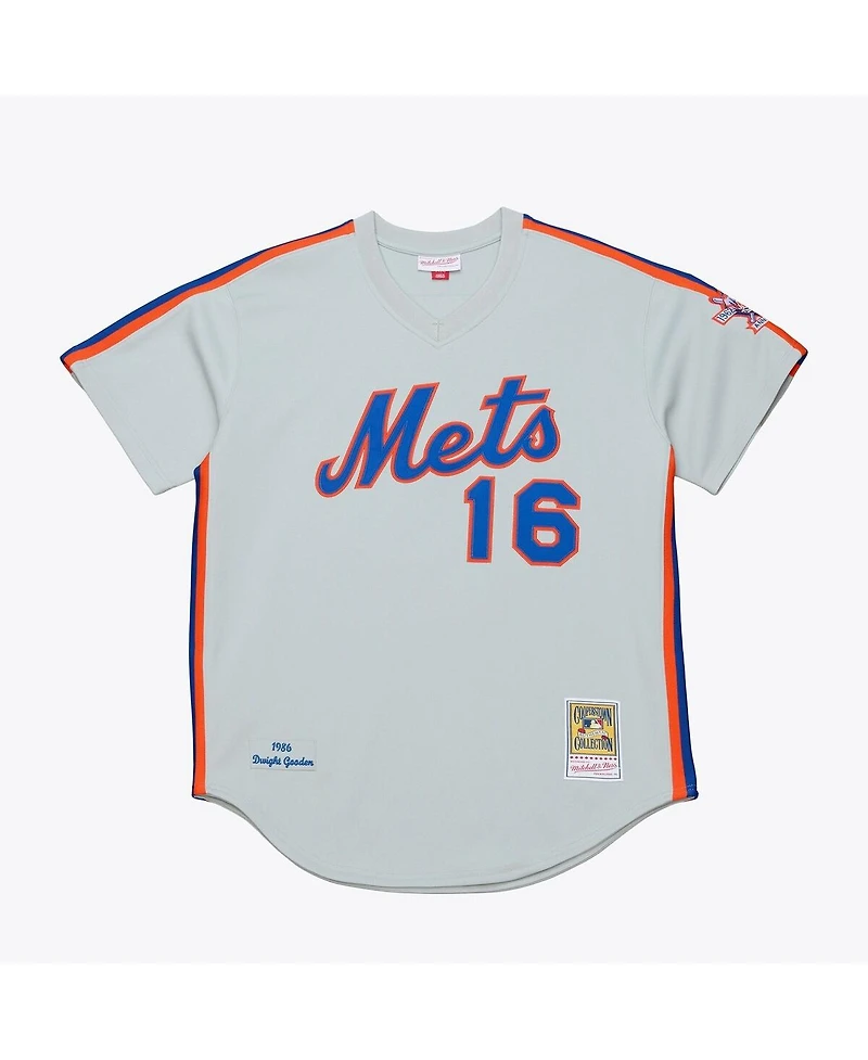 Mitchell & Ness Men's Dwight Gooden White New York Mets 1986 Authentic Jersey
