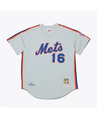 Mitchell & Ness Men's Dwight Gooden White New York Mets 1986 Authentic Jersey