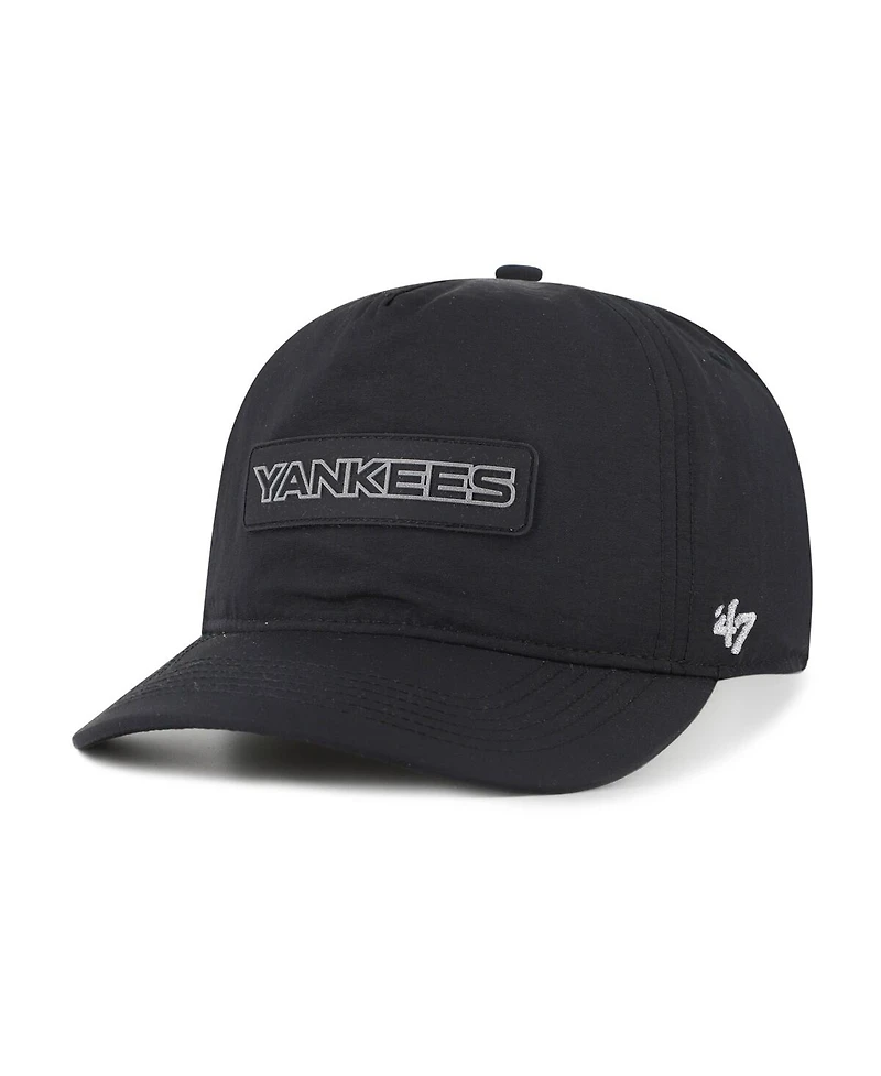 '47 Brand Men's Black New York Yankees Quiet Outdoors Hitch Adjustable Hat