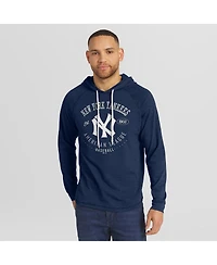 Darius Rucker Collection by Fanatics Men's Navy New York Yankees Raglan Hooded Long Sleeve T-Shirt
