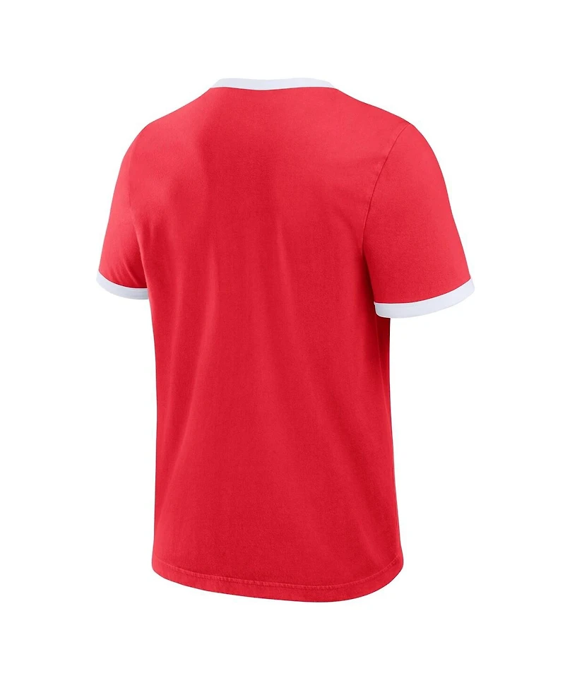 Darius Rucker Collection by Fanatics Men's Red Philadelphia Phillies Washed Ringer T-Shirt