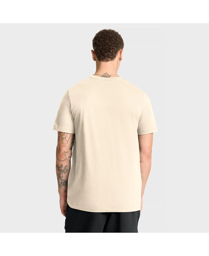 Nike Men's Cream Los Angeles Dodgers City Connect Large Logo T-Shirt