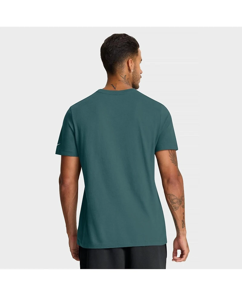 Nike Men's Midnight Green Philadelphia Eagles Essential Logo T-Shirt