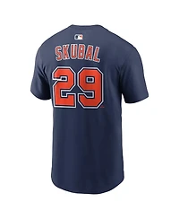 Nike Men's Tarik Skubal Navy Detroit Tigers Name and Number T-Shirt