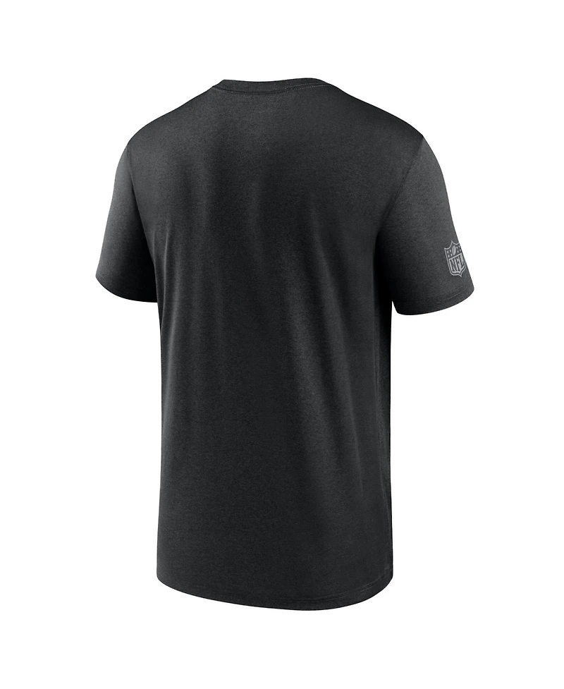 Nike Men's Black Indianapolis Colts Sideline Lead The Charge Legend Dri-fit T-Shirt