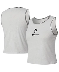 Concepts Sport Women's Gray San Antonio Spurs Neptune Hacci Knit Tank Top