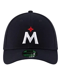 New Era Men's Navy Minnesota Twins Player Replica 39THIRTY M-Crown Flex Hat