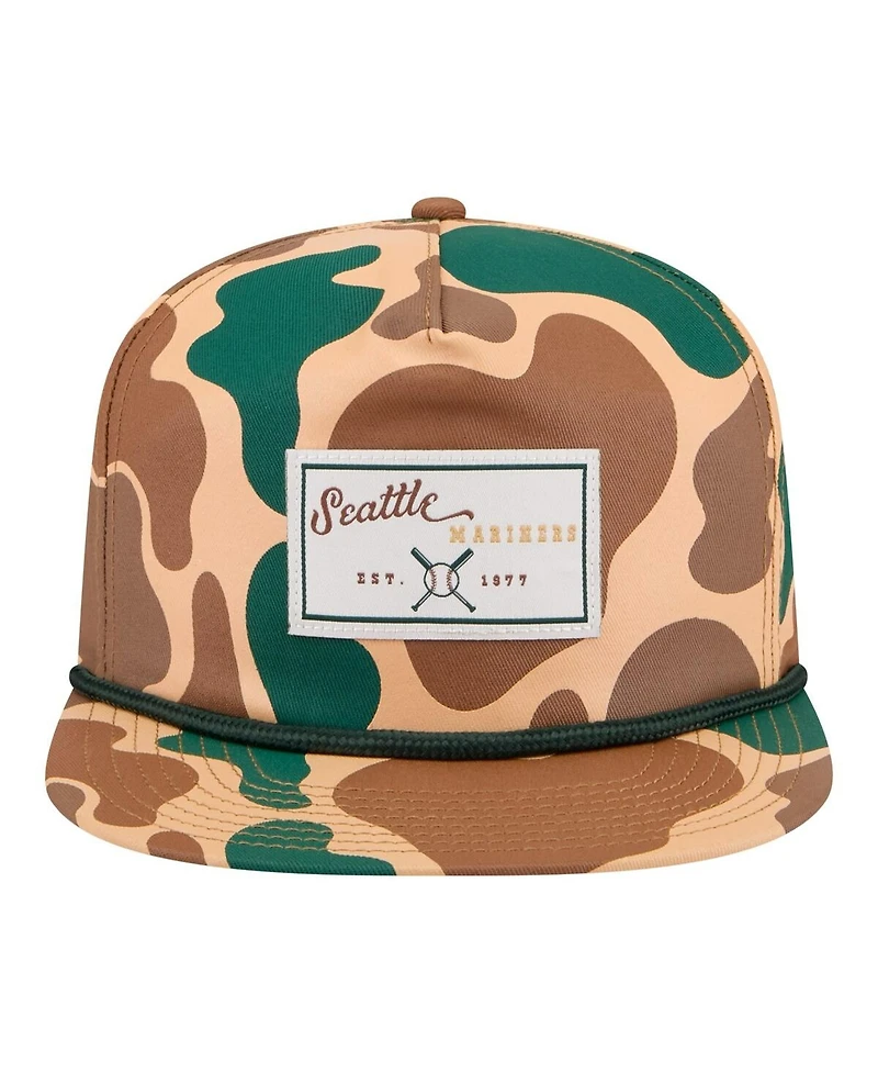 New Era Men's Camo Seattle Mariners Duck 19TWENTY Adjustable Hat