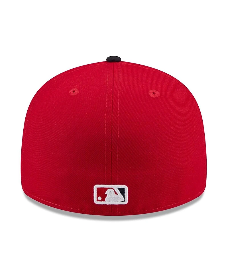 New Era Men's Red/Navy Washington Nationals 2026 Spring Training Low Profile 59FIFTY Fitted Hat