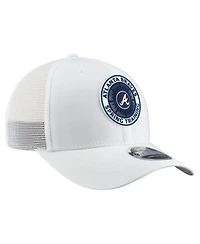 New Era Men's White Atlanta Braves 2026 Spring Training Fan Pack 9SEVENTY Adjustable Trucker Hat