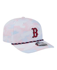 New Era Men's White Boston Red Sox Camo Rope 9SEVENTY Adjustable Hat