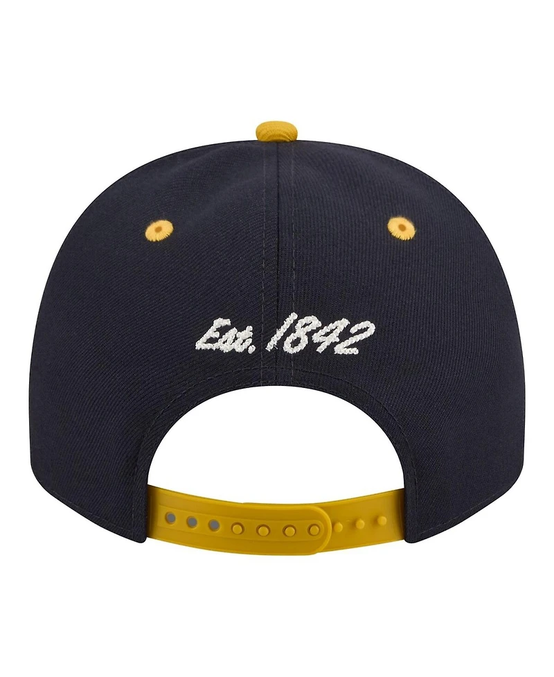 New Era Men's Navy/Gold Notre Dame Fighting Irish Two-Tone Arched 9FIFTY Snapback Hat