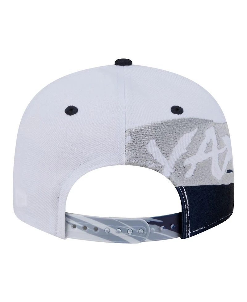 New Era Men's White/Navy New York Yankees 9FIFTY Snapback Hat
