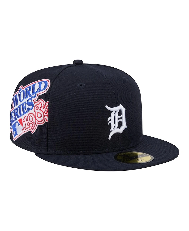 New Era Men's Navy Detroit Tigers Hidden Hit 59FIFTY Fitted Hat