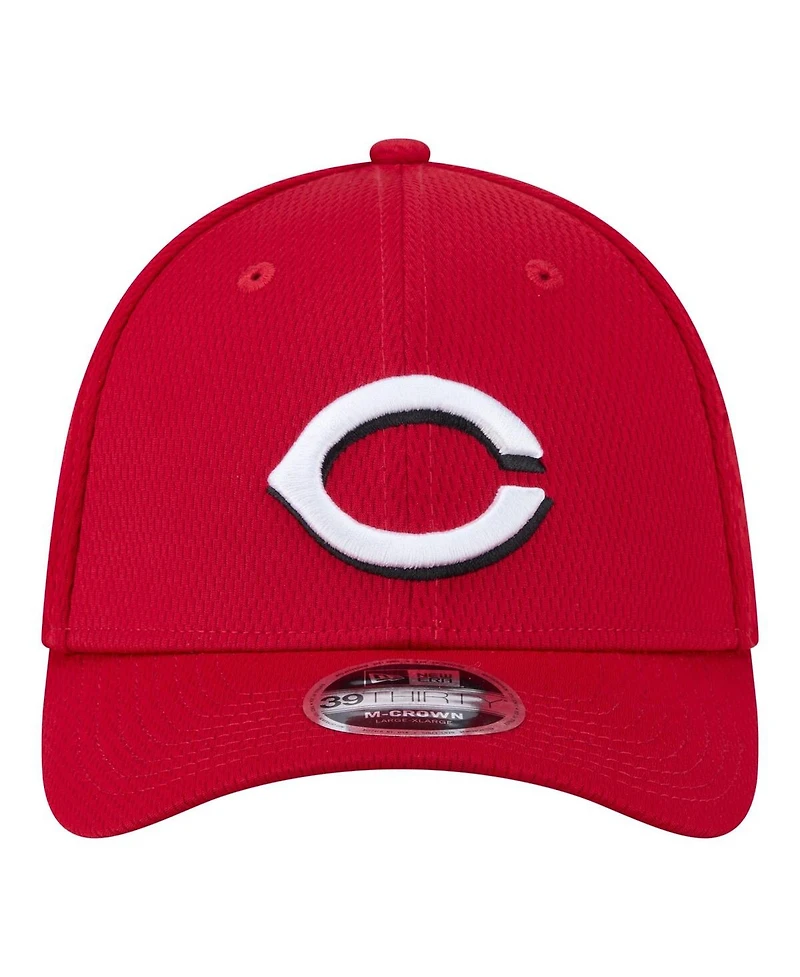 New Era Men's Red Cincinnati Reds Dash 39THIRTY Flex Hat