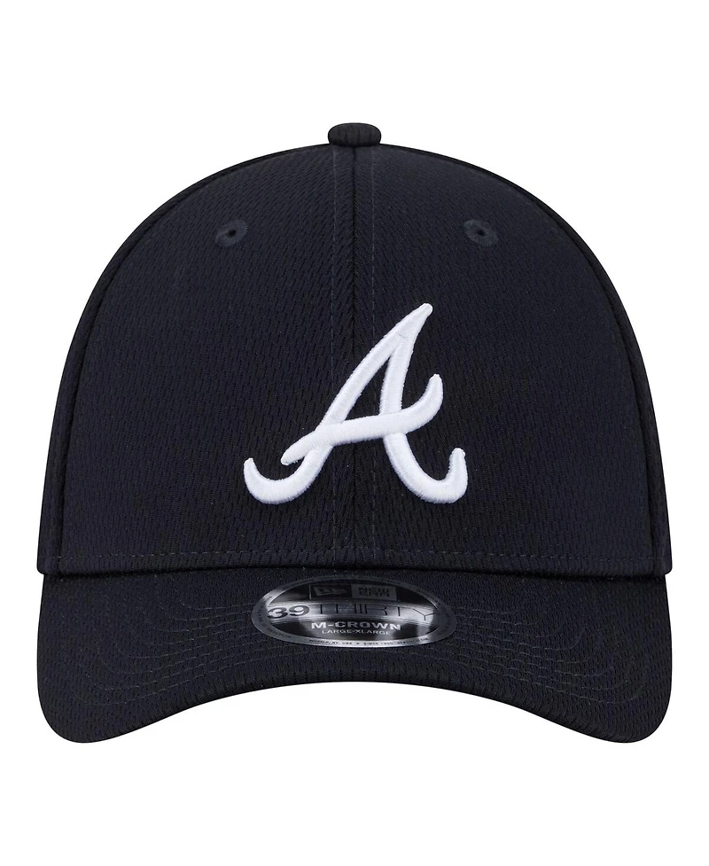 New Era Men's Navy Atlanta Braves Dash 39THIRTY Flex Hat