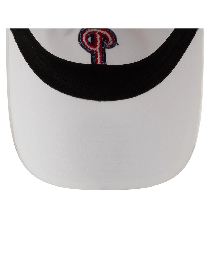 New Era Men's White Philadelphia Phillies Ripstop Casual Classic Adjustable Hat