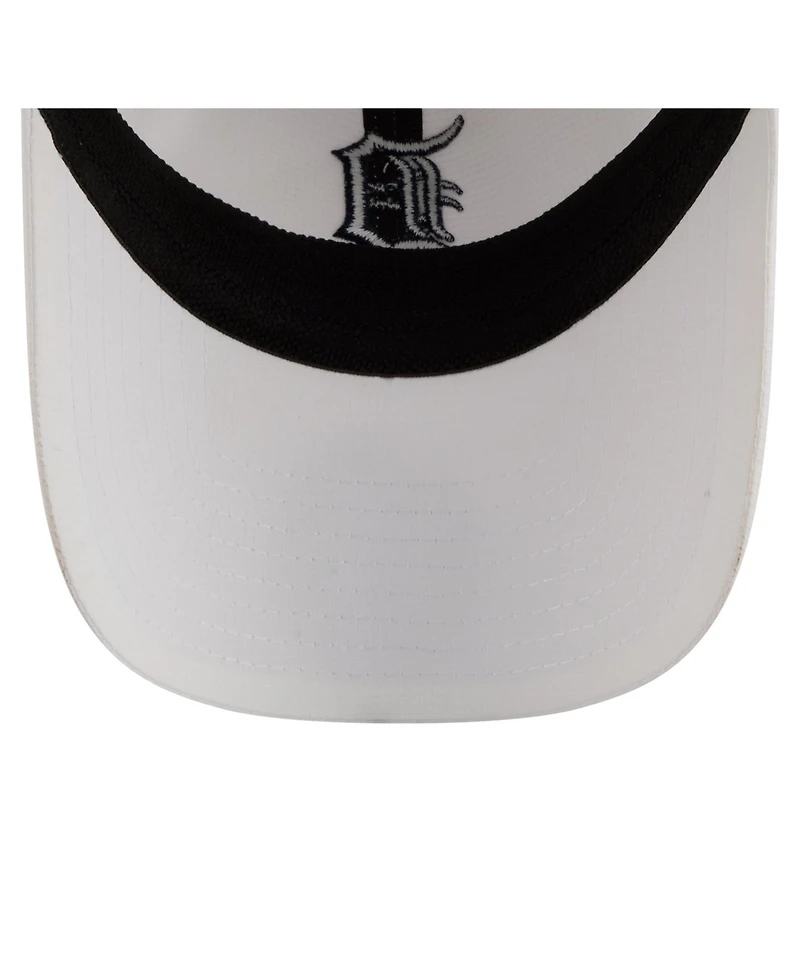 New Era Men's White Detroit Tigers Ripstop Casual Classic Adjustable Hat