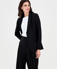 Anne Klein Women's Triple-Pocket One-Button Jacket