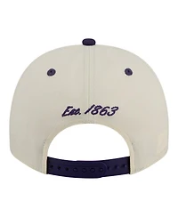 New Era Men's Cream/Purple Kansas State Wildcats Two-Tone Arched 9FIFTY Snapback Hat