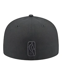 New Era Men's Charcoal Los Angeles Lakers Tonal Color Pack 59FIFTY Fitted Hat