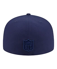 New Era Men's Navy Detroit Lions Color Pack 59FIFTY Fitted Hat