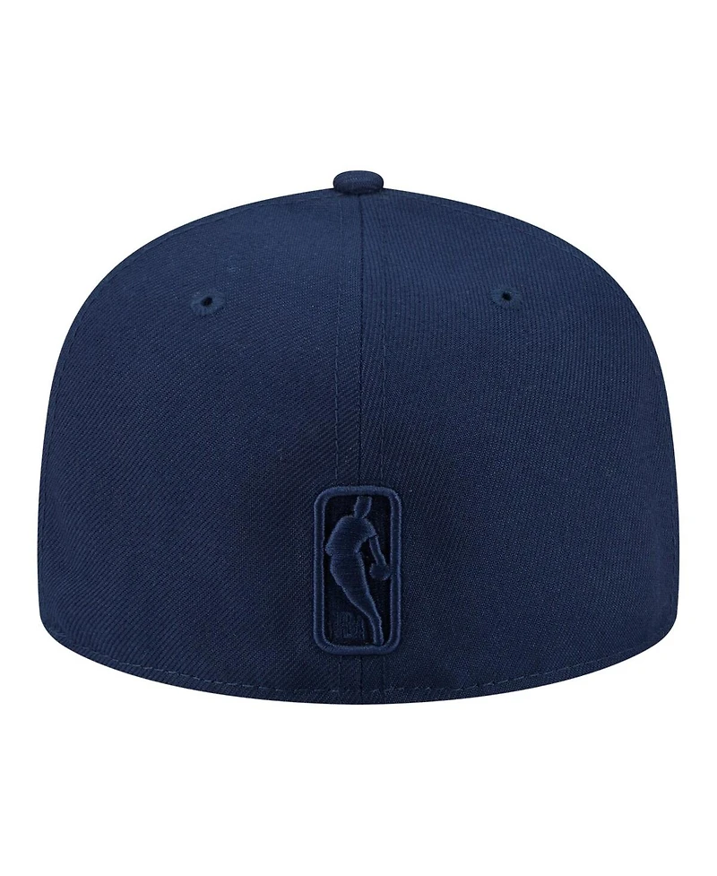 New Era Men's Navy Chicago Bulls Tonal Color Pack 59FIFTY Fitted Hat