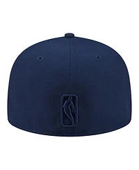 New Era Men's Navy Chicago Bulls Tonal Color Pack 59FIFTY Fitted Hat