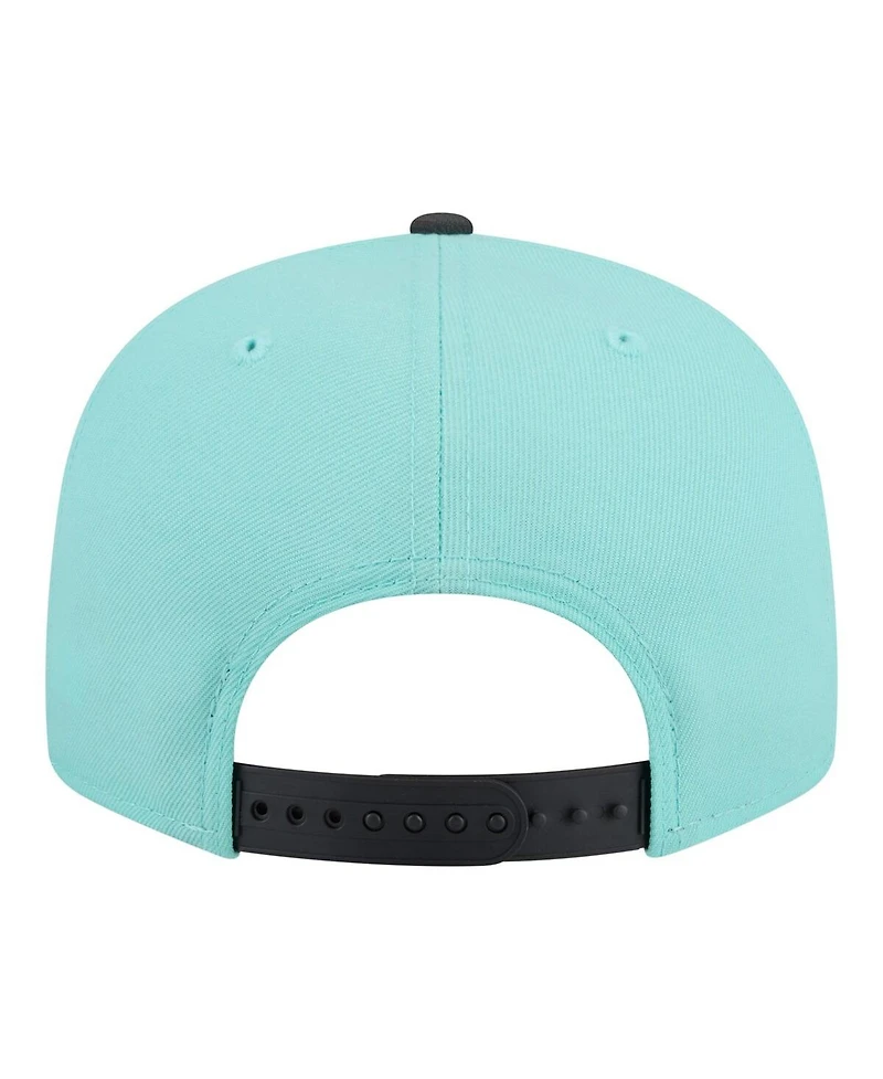 New Era Men's Turquoise/Charcoal Philadelphia Phillies Two-Tone Color Pack 9FIFTY Snapback Hat