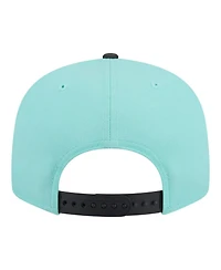 New Era Men's Turquoise/Charcoal Philadelphia Phillies Two-Tone Color Pack 9FIFTY Snapback Hat