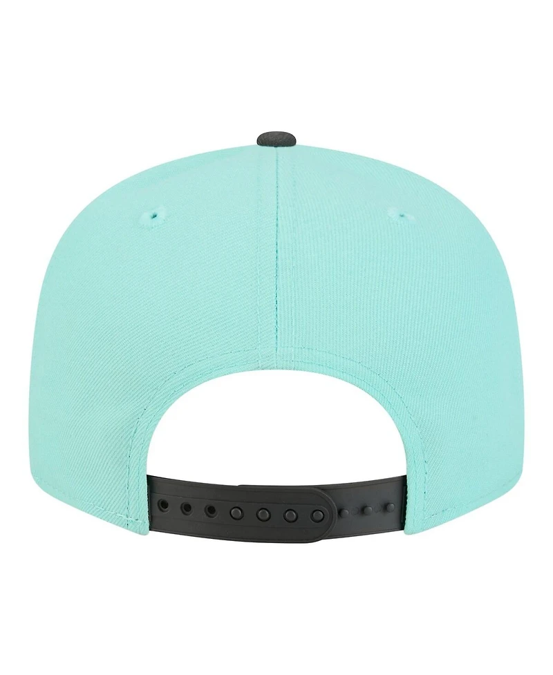 New Era Men's Turquoise/Charcoal Los Angeles Kings Two-Tone Color Pack 9FIFTY Snapback Hat