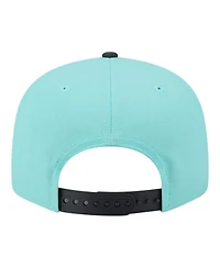 New Era Men's Turquoise/Charcoal Los Angeles Dodgers Two-Tone Color Pack 9FIFTY Snapback Hat