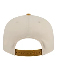 New Era Men's Cream/Tan Denver Nuggets Two-Tone Color Pack 9FIFTY Snapback Hat