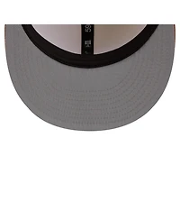 New Era Men's Cream/Texas Orange Texas Longhorns Two-Tone Script 59FIFTY Fitted Hat