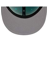 New Era Men's Turquoise/Charcoal Philadelphia Phillies Two-Tone Color Pack 59FIFTY Fitted Hat