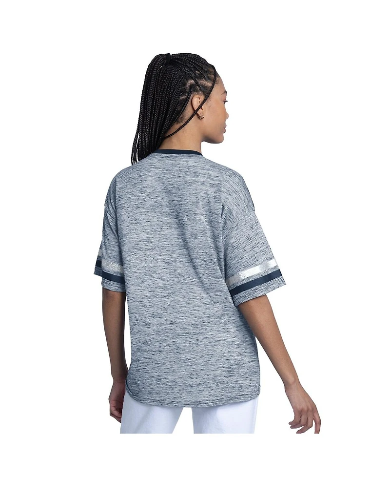 G-iii 4Her by Carl Banks Women's Navy New York Yankees Off-Season Oversized Top