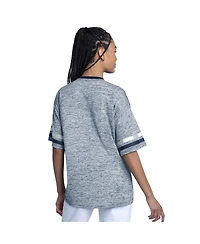 G-iii 4Her by Carl Banks Women's Navy New York Yankees Off-Season Oversized Top