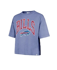 '47 Brand Women's Royal Buffalo Bills Cropped Mindi Slub T-Shirt