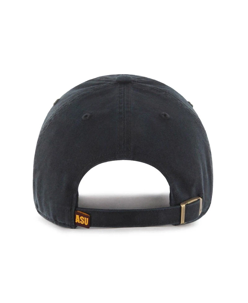 '47 Brand Big Boys and Girls Black Arizona State Sun Devils Clean Up Adjustable Hat