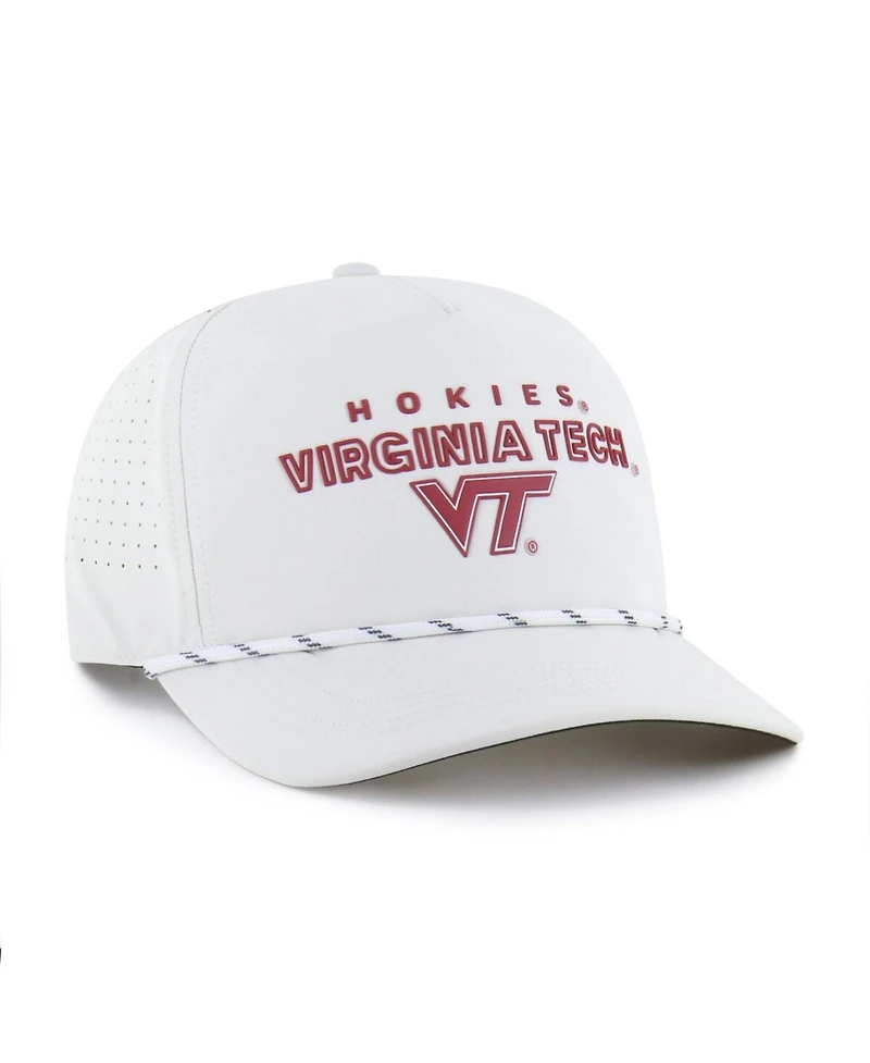 '47 Brand Men's White Virginia Tech Hokies Forward Vent Hitch Rope Adjustable Hat